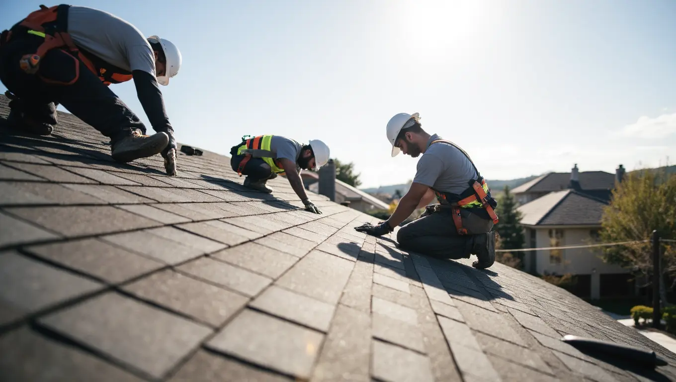 Professional roof replacement services by licensed roofing contractors