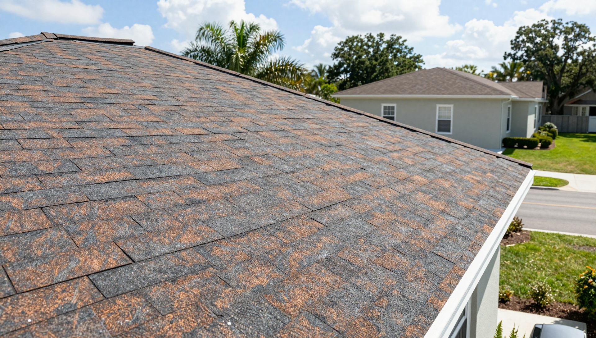 Wind damaged roof repaired in Sanford FL