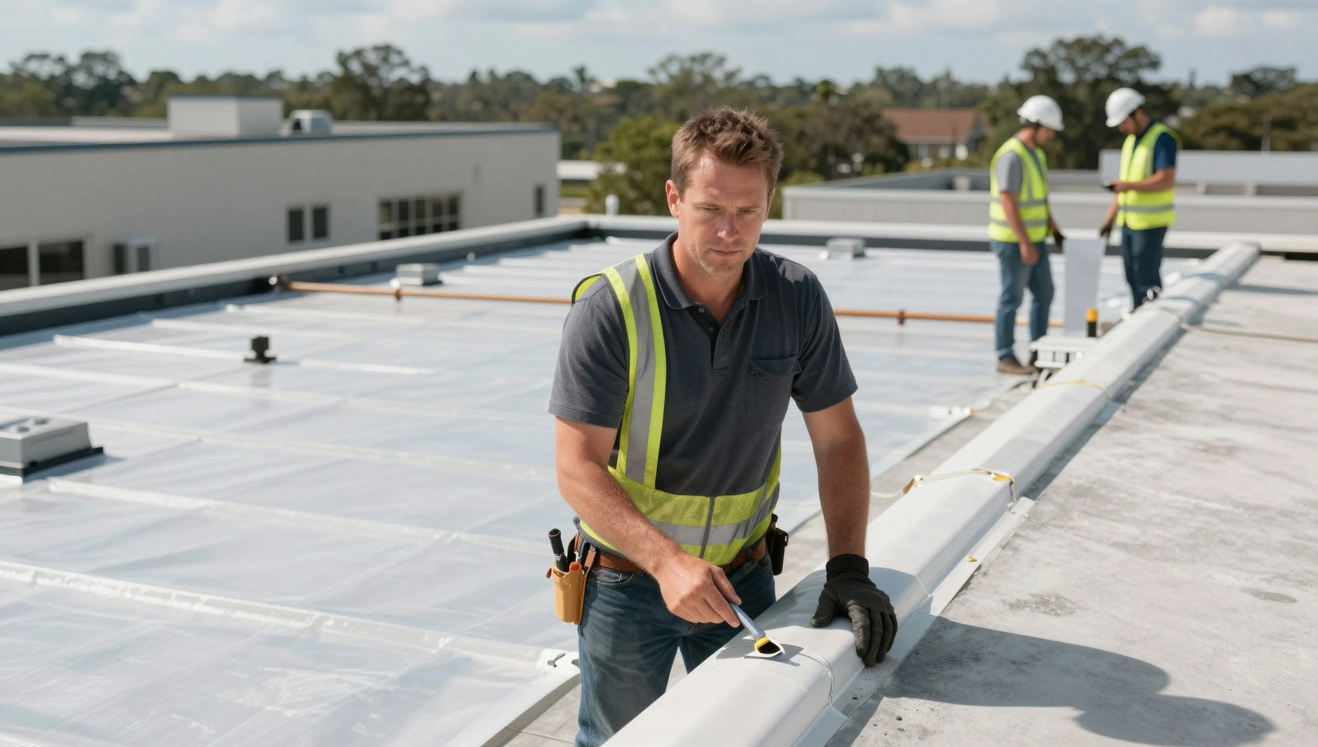 Commercial roof leak repair in Orlando